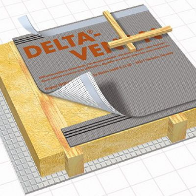 Диффузионная трех-слойная мембрана DELTA VENT N PLUS
